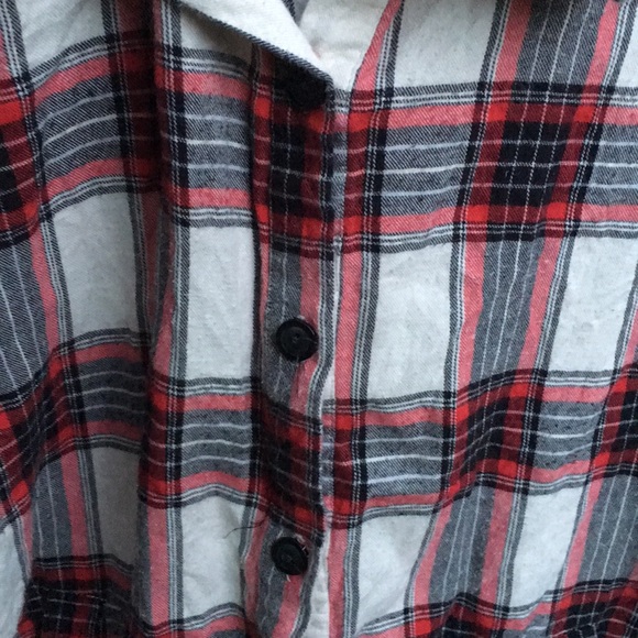 Mind Code Plaid Button Down With Hood - Picture 9 of 13